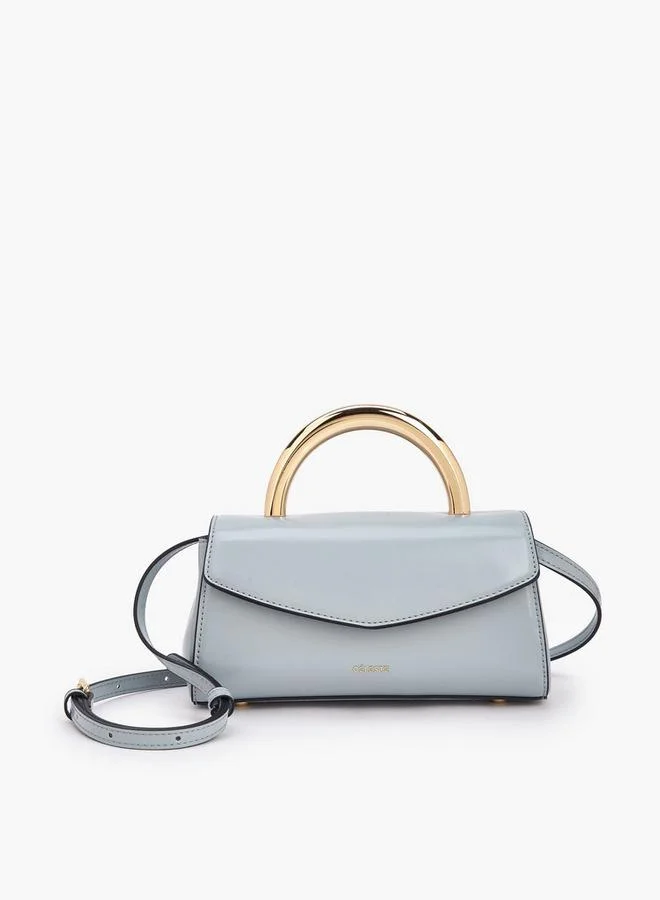 Celeste Solid Crossbody Bag With Adjustable Strap